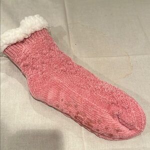 Muk Luks Pink Women's Cozy Socks